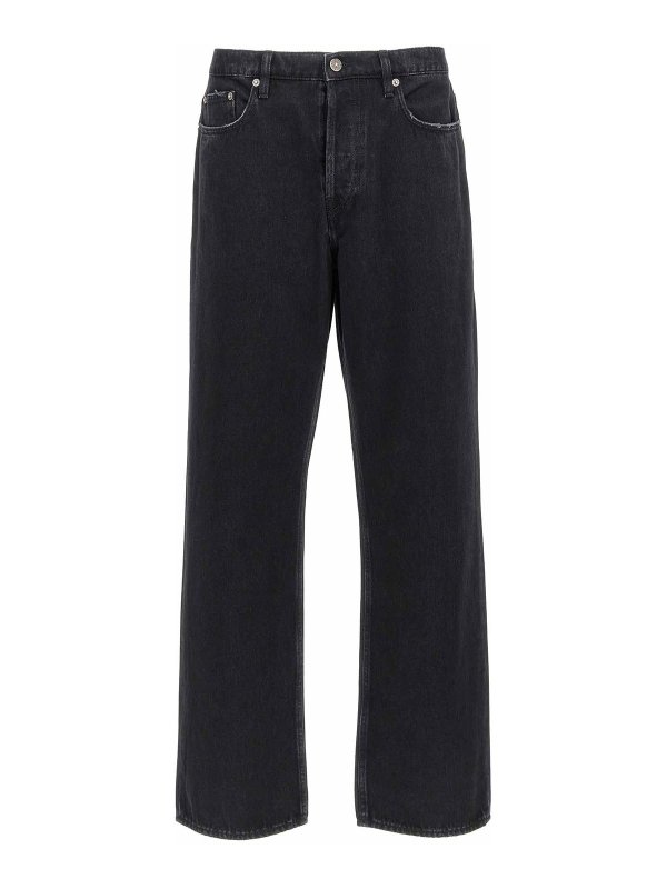 GOLDEN GOOSE: Jeans Rectos - Vaqueros Rectos - Negro