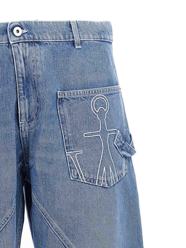The Best Shops J.W. ANDERSON: bootcut jeans - Twisted Workwear Jeans