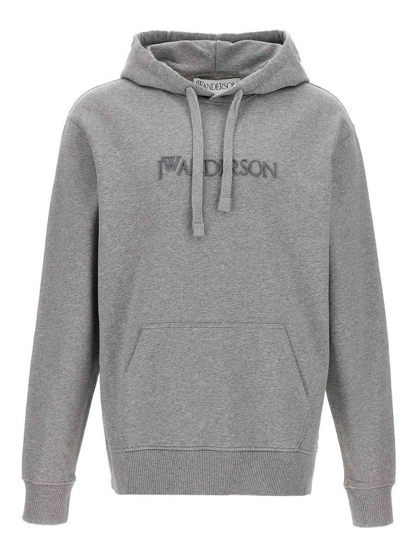 J.W. ANDERSON: Sweatshirts & Sweaters - Embroidery Hoodie