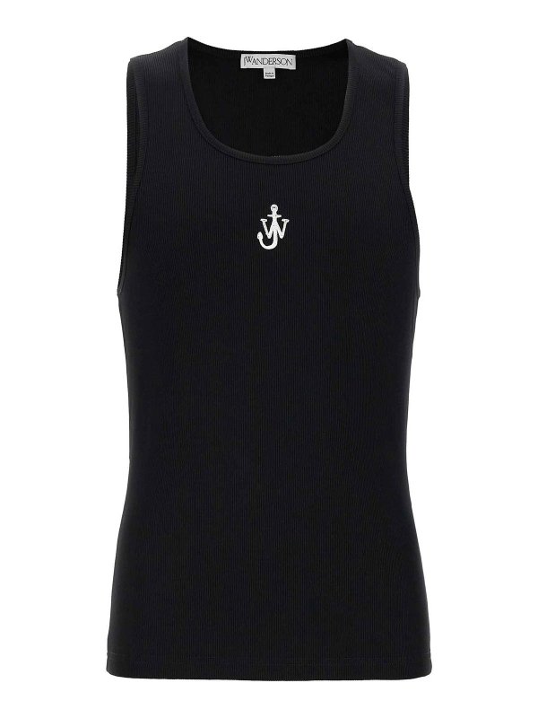 J.W. ANDERSON: Tops & Tank tops - Anchor Embroidery Top