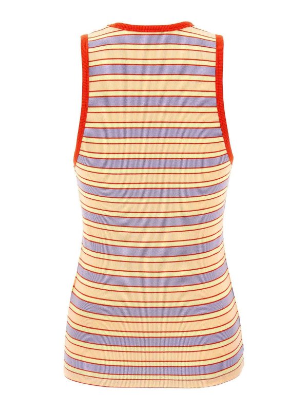 J.W. ANDERSON: Tops & Tank tops online - Logo Ribbed Tank Top