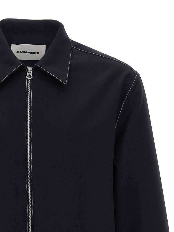 The Best Shops JIL SANDER: shirts - Zip Shirt