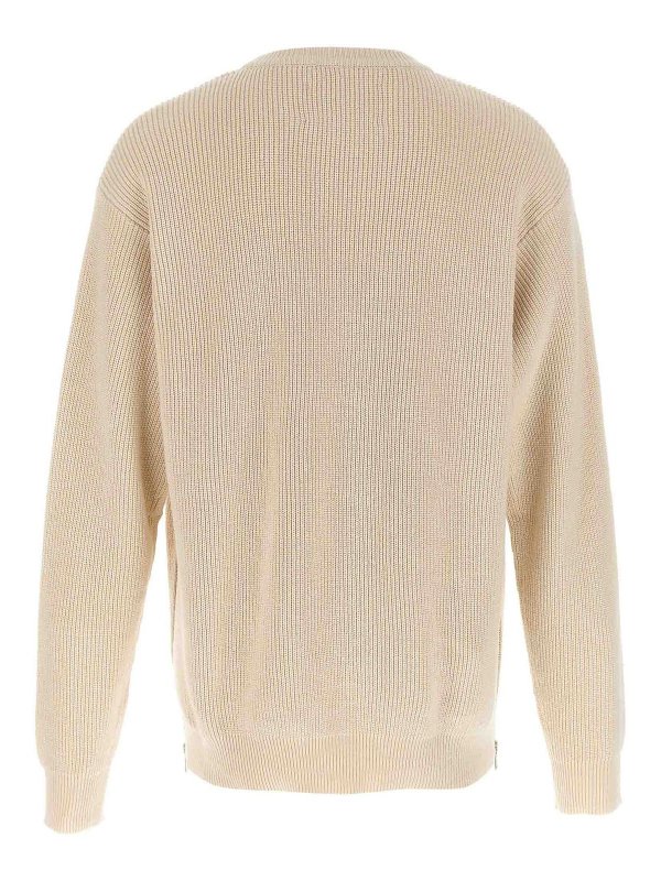 JIL SANDER: maglia collo rotondo online - Maglione con cerniera