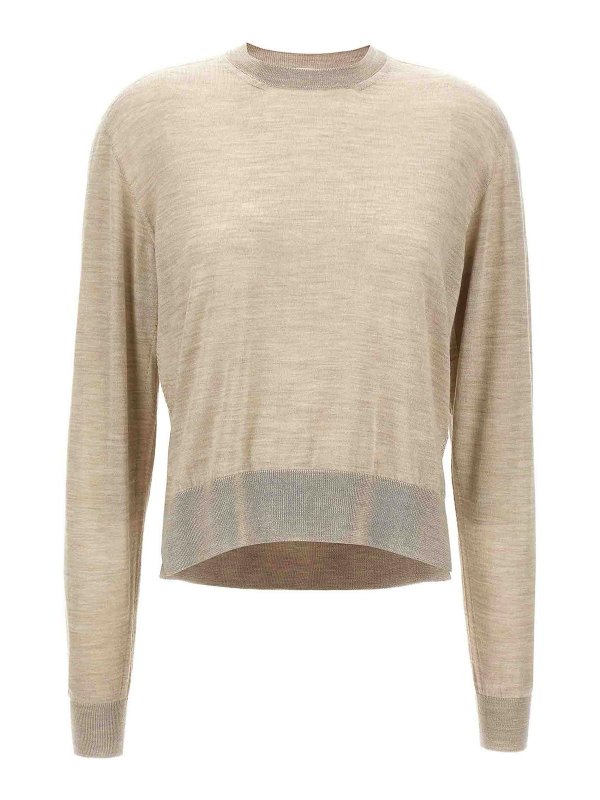 JIL SANDER: maglia collo rotondo - Maglia asimmetrica