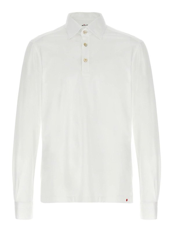 KITON: Poloshirts - Poloshirt - Weiß
