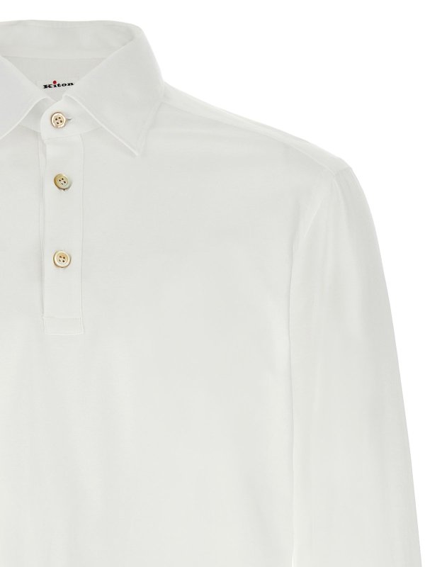 The Best Shops KITON: Poloshirts - Poloshirt - Weiß