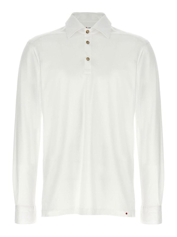KITON: Polos - Polo - Blanco