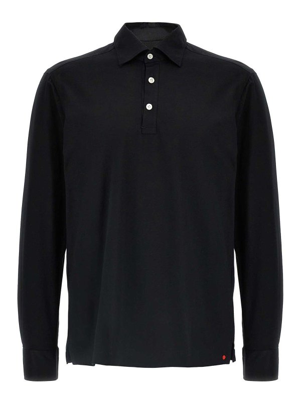 KITON: Polos  - Polo - Noir