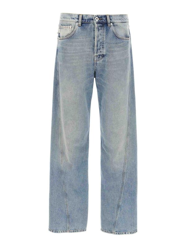 LANVIN: bootcut jeans - Twisted Hem Jeans