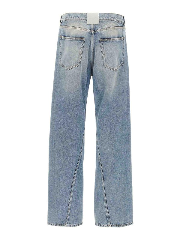 LANVIN: bootcut jeans online - Twisted Hem Jeans