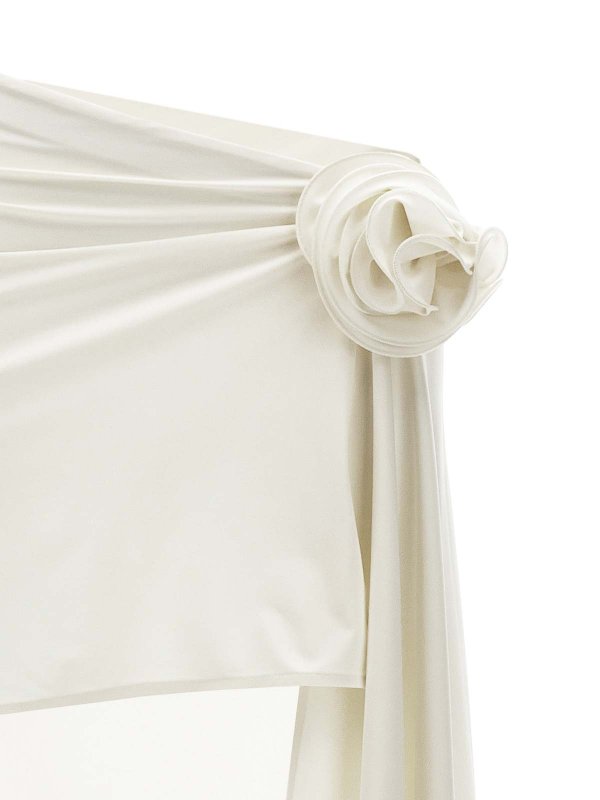 The Best Shops MAGDA BUTRYM: ニーレングススカート＆ミディ丈 - 膝丈/ミディスカート - 白