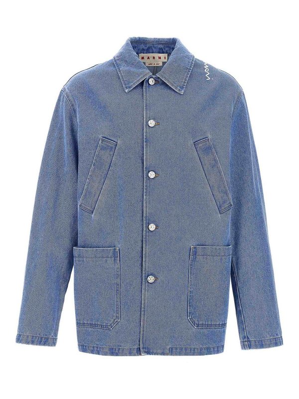 Marni: denim jacket - Denim Jacket