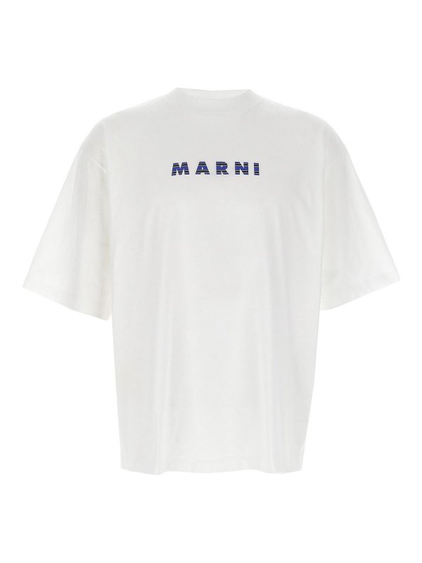 Marni: t-shirts - Logo T-Shirt