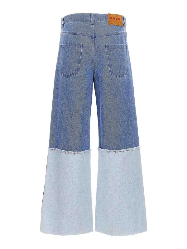 Marni: Jeans évasés online - Jean Bootcut - Bleu Clair