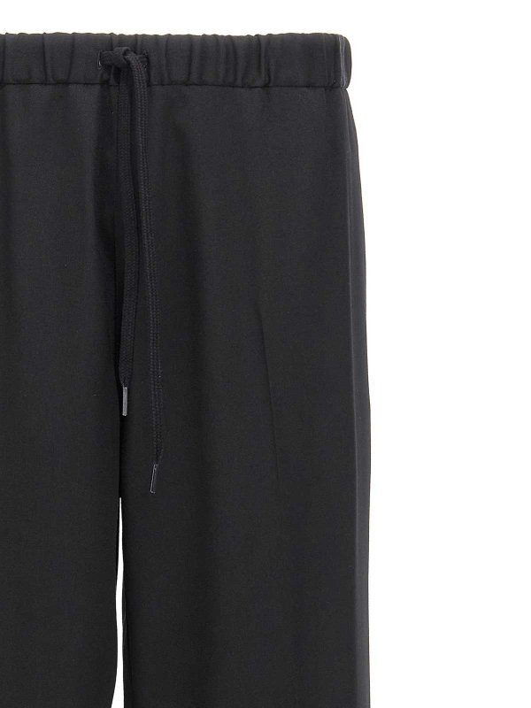 The Best Shops MM6 MAISON MARGIELA: Trousers Shorts - Wool Pants