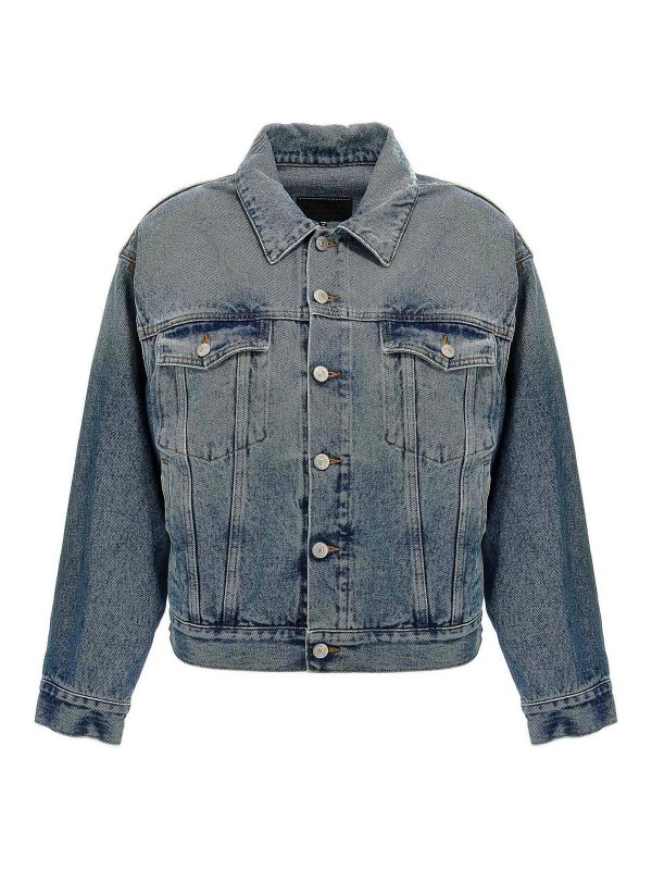 MM6 MAISON MARGIELA: Chaquetas denim - Chaqueta Vaquera - Azul