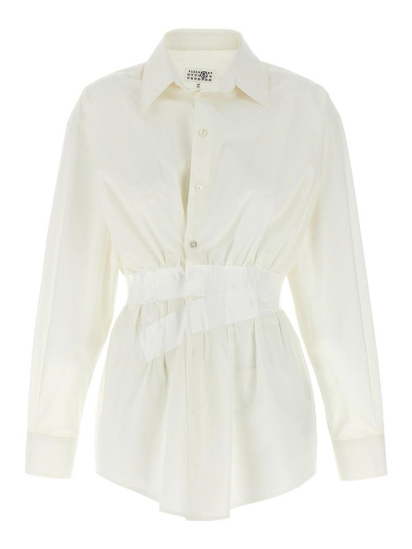 MM6 MAISON MARGIELA: シャツ - シャツ - 白