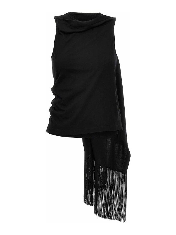 MM6 MAISON MARGIELA: Tops & Débardeurs online - Top - Noir