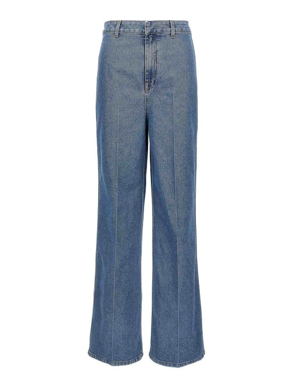Philosophy di Lorenzo Serafini: Bootcut - Bootcut Jeans - Blau