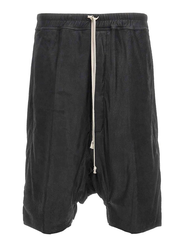 RICK OWENS: トラウザーショーツ - ショートパンツ - 黒