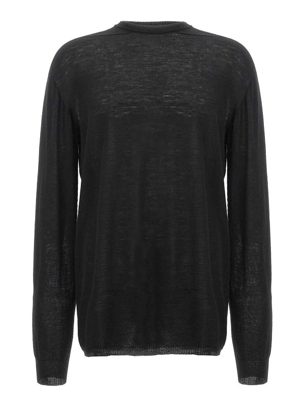 RICK OWENS: crew necks - Oversized Level Sweater