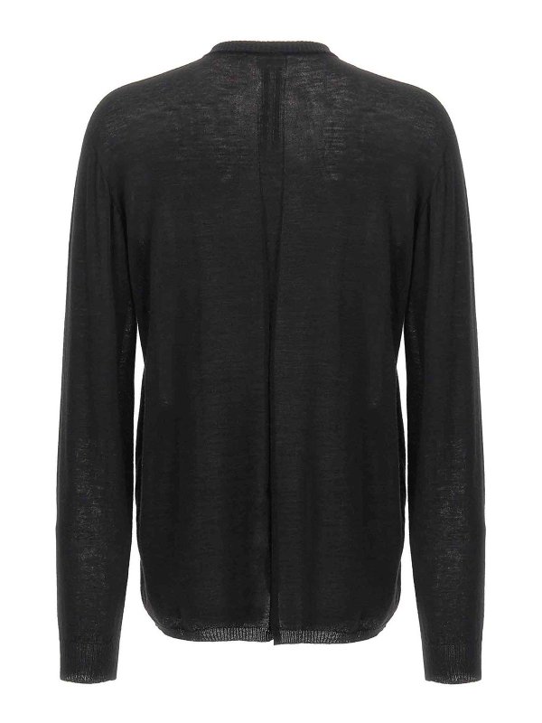 RICK OWENS: crew necks online - Oversized Level Sweater