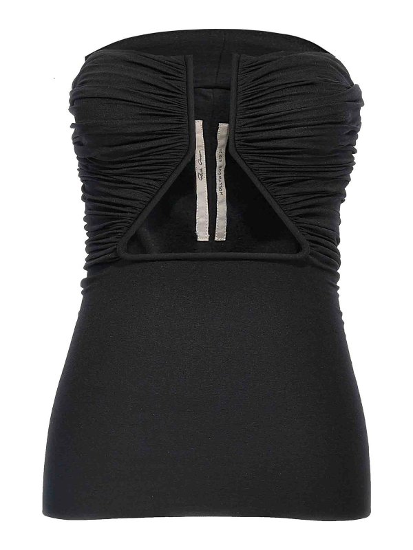 RICK OWENS: Tops & Tank tops - Prong Bustier Top