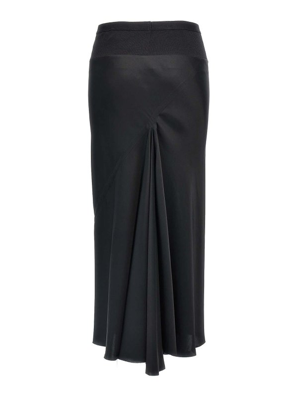 RICK OWENS: Knielange und Midi Röcke online - Midirock - Schwarz