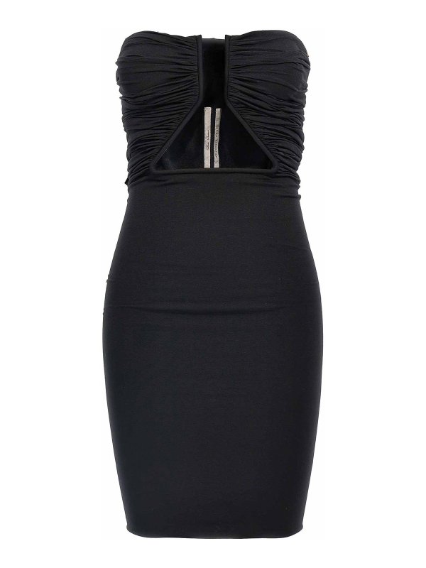 RICK OWENS: Vestidos cortos - Vestido Corto - Negro