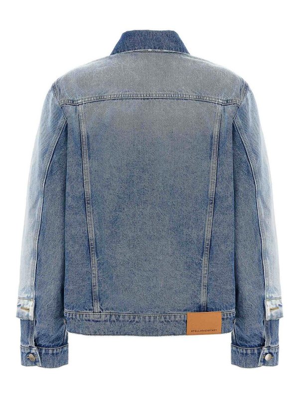 STELLA McCARTNEY: Chaquetas denim online - Chaqueta Vaquera - Azul Claro
