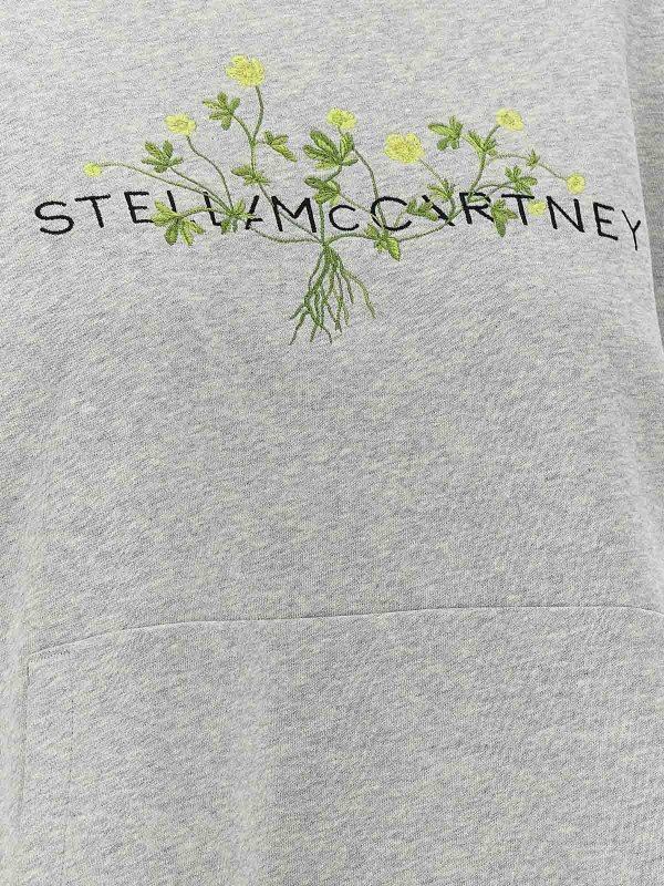 Felpa con cappuccio con logo shop online: STELLA McCARTNEY