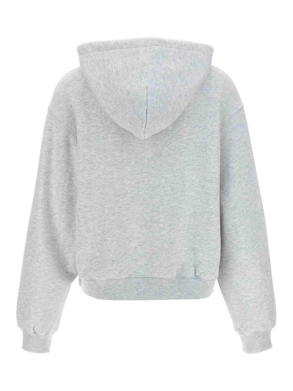 T BY ALEXANDER WANG: Felpe e maglie online - Felpa con cappuccio essenziale in spugna