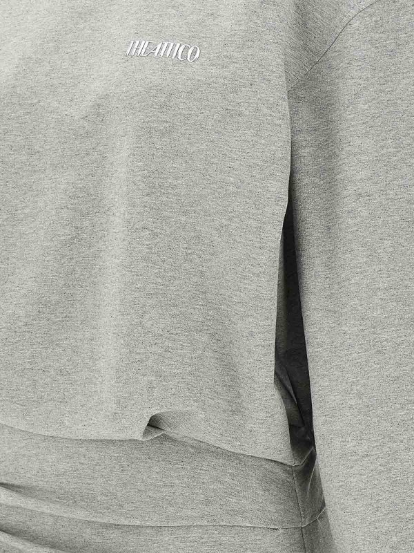 ショートドレス - グレー shop online: The Attico