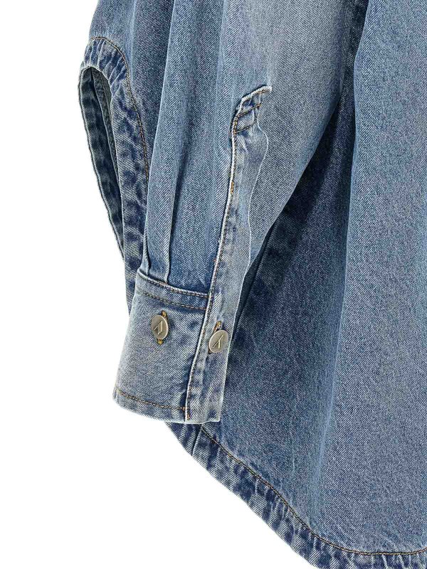 Camisa - Azul shop online: The Attico