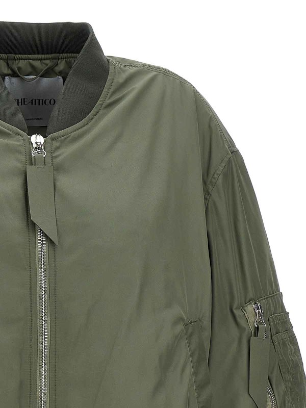 The Best Shops The Attico: Chaquetas Bomber - Chaqueta Bomber - Verde