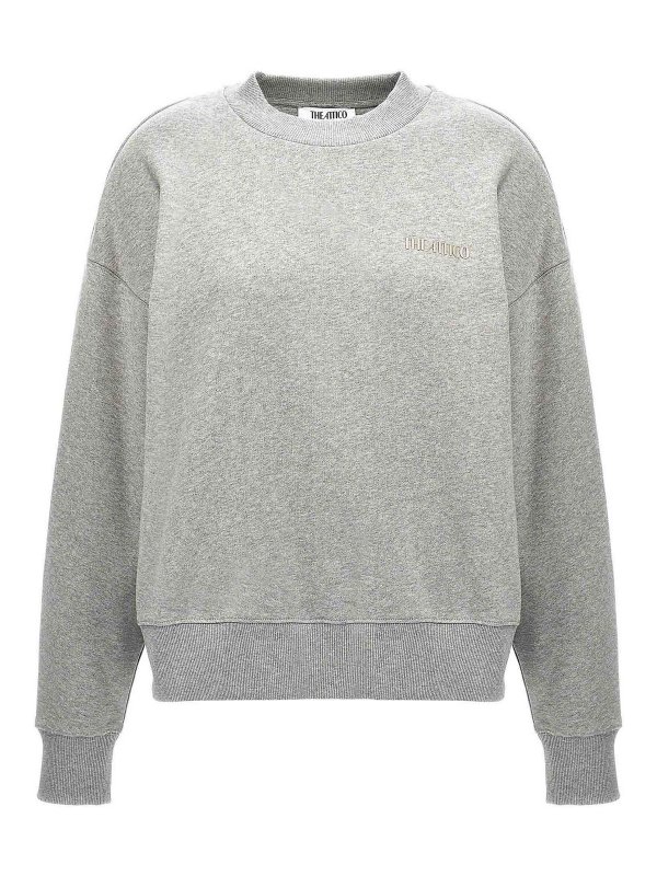 The Attico: Sweatshirts und Pullover - Sweatshirt - Grau