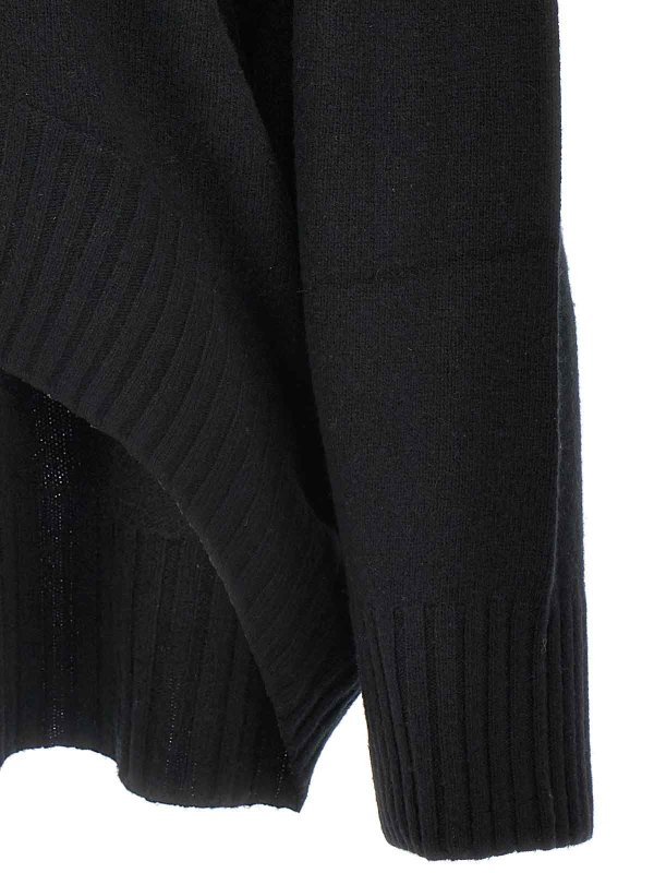 Pull Col Rond - Noir shop online: The Attico