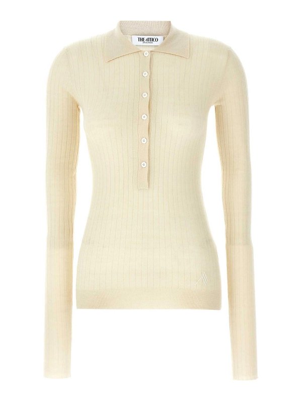 The Attico: カーディガン - カーディガン - 白