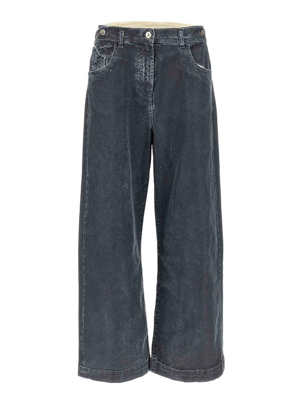 The Attico: jeans bootcut - Jeans larghi