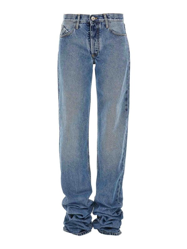 The Attico: ブーツカットジーンズ - ブーツカットジーンズ - ブルー