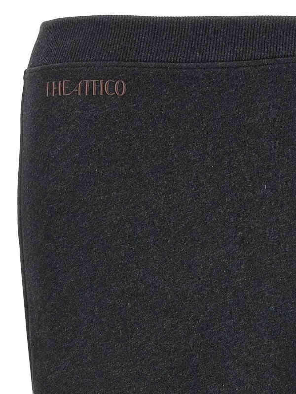 The Best Shops The Attico: ニーレングススカート＆ミディ丈 - 膝丈/ミディスカート - グレー