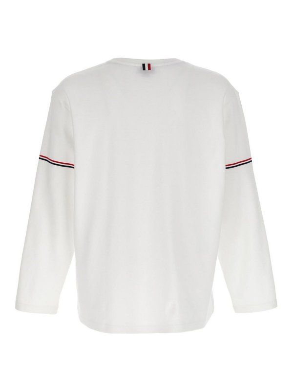 THOM BROWNE: T-shirts online - T-Shirt - Weiß