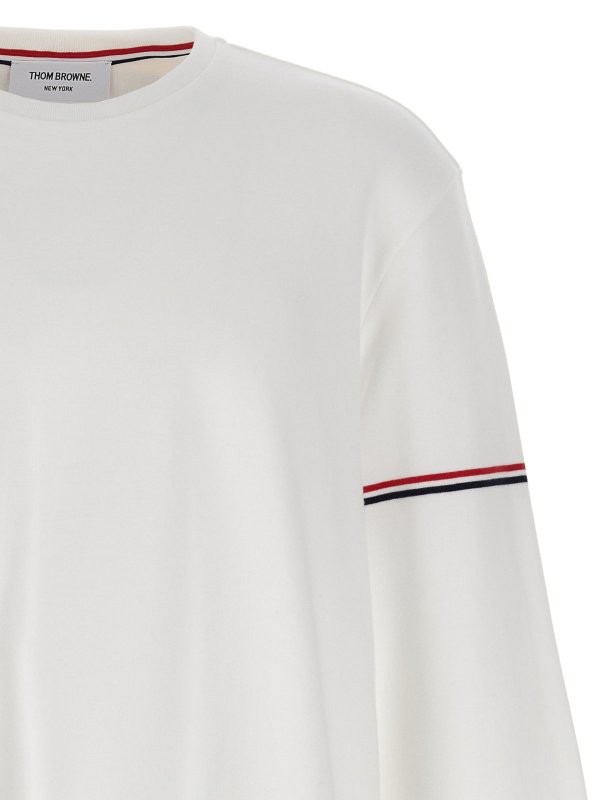 The Best Shops THOM BROWNE: T-shirts - T-Shirt - Weiß