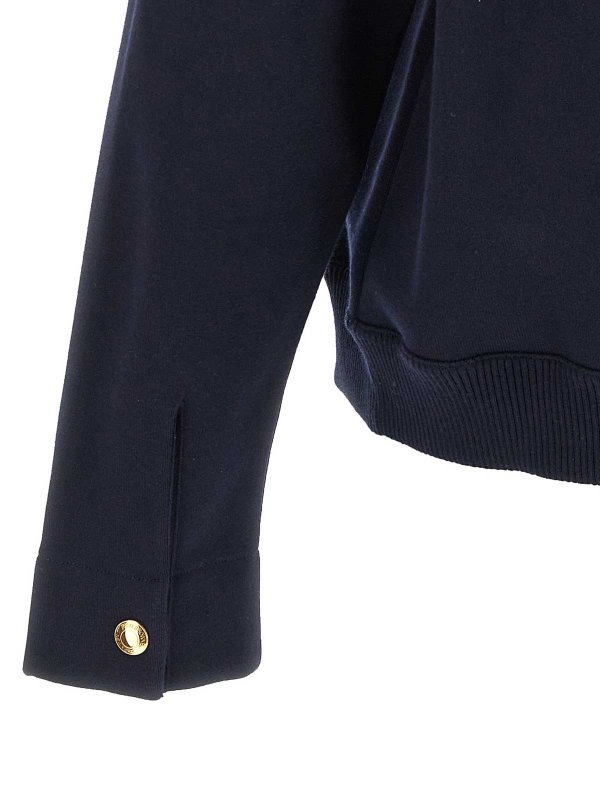 カーディガン - ブルー shop online: THOM BROWNE