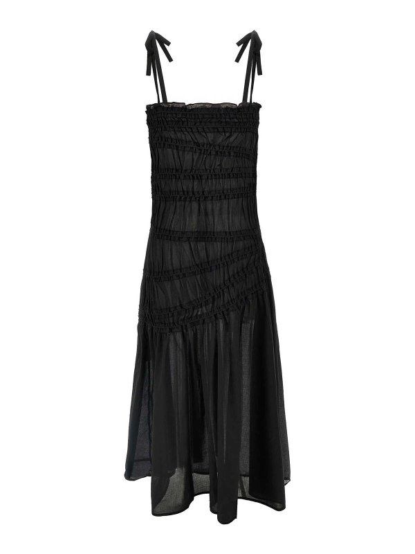 TORY BURCH: knee length dresses online - Shoulder Tie Dress