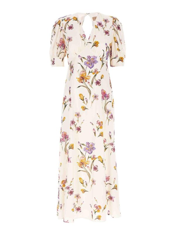 TWINSET: Vestidos media pierna - Vestido Midi - Blanco