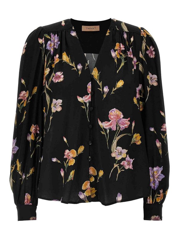 TWINSET: シャツ - シャツ - 黒