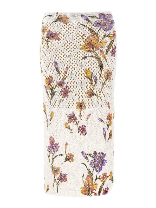 TWINSET: Jupes midi et au genou - Jupe Midi - Multicolore