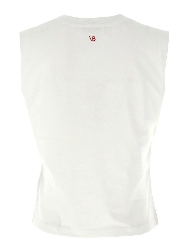 VICTORIA BECKHAM: Tops y camisetas sin mangas online - Top - Blanco