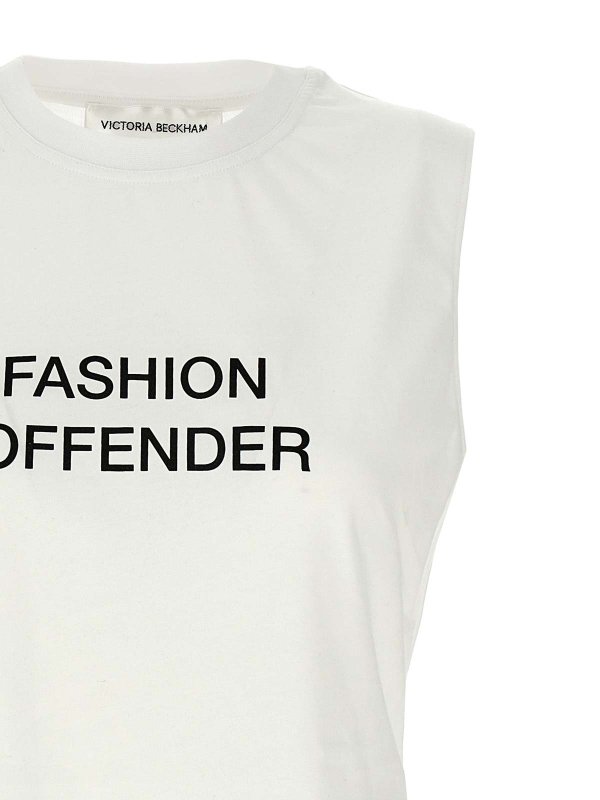 The Best Shops VICTORIA BECKHAM: Tops y camisetas sin mangas - Top - Blanco
